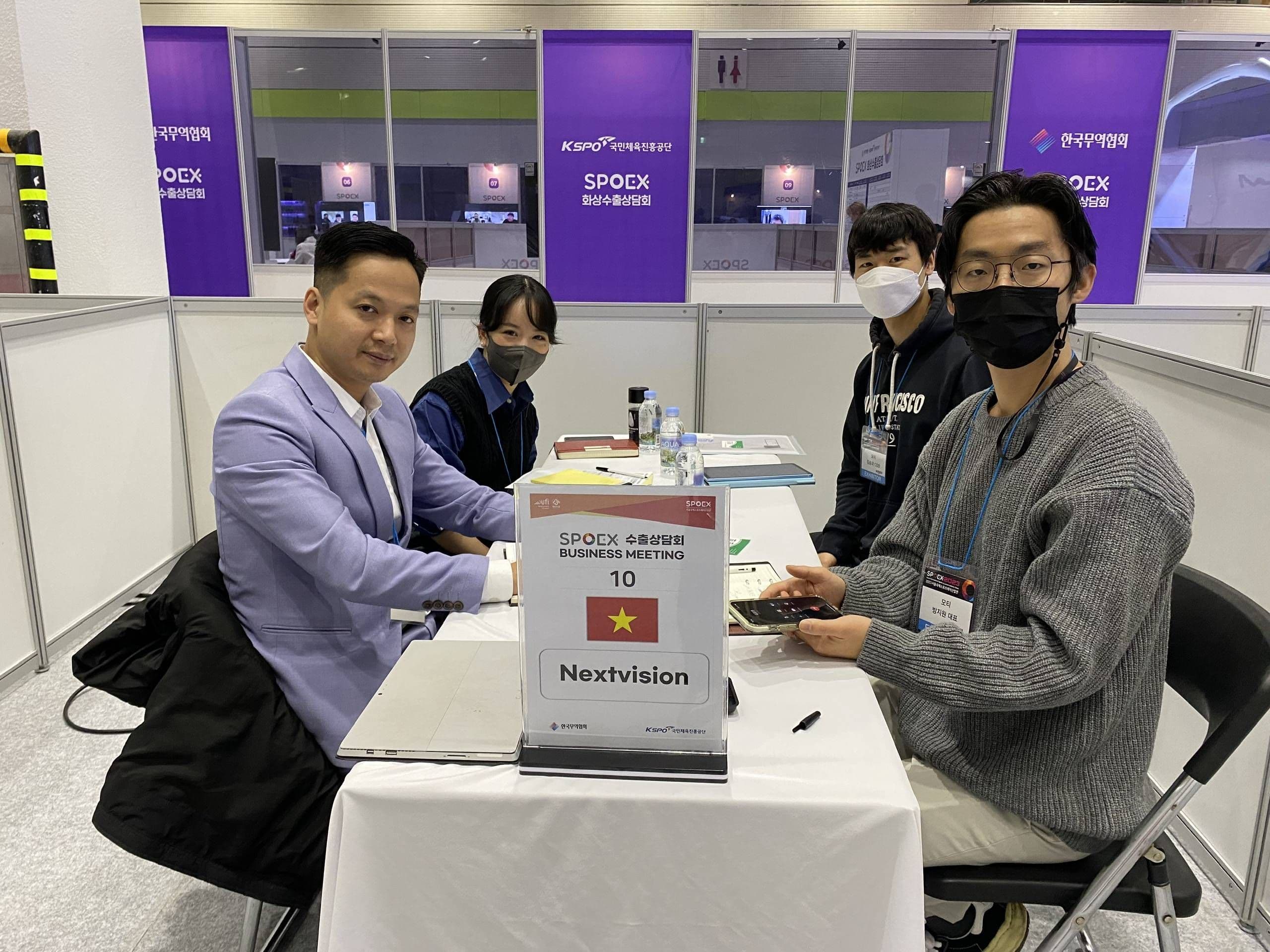 NextX tham gia triển lãm SportEx Korea tại Seoul theo lời mời của Hiệp hội thương mại Hàn Quốc Kita