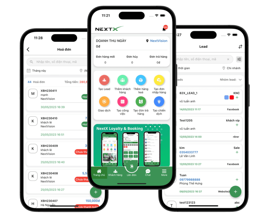 Phân hệ NextX bán hàng