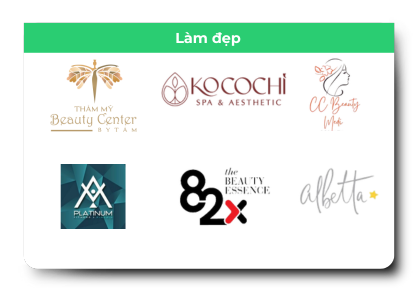 Logo khách hàng ngành làm đẹp